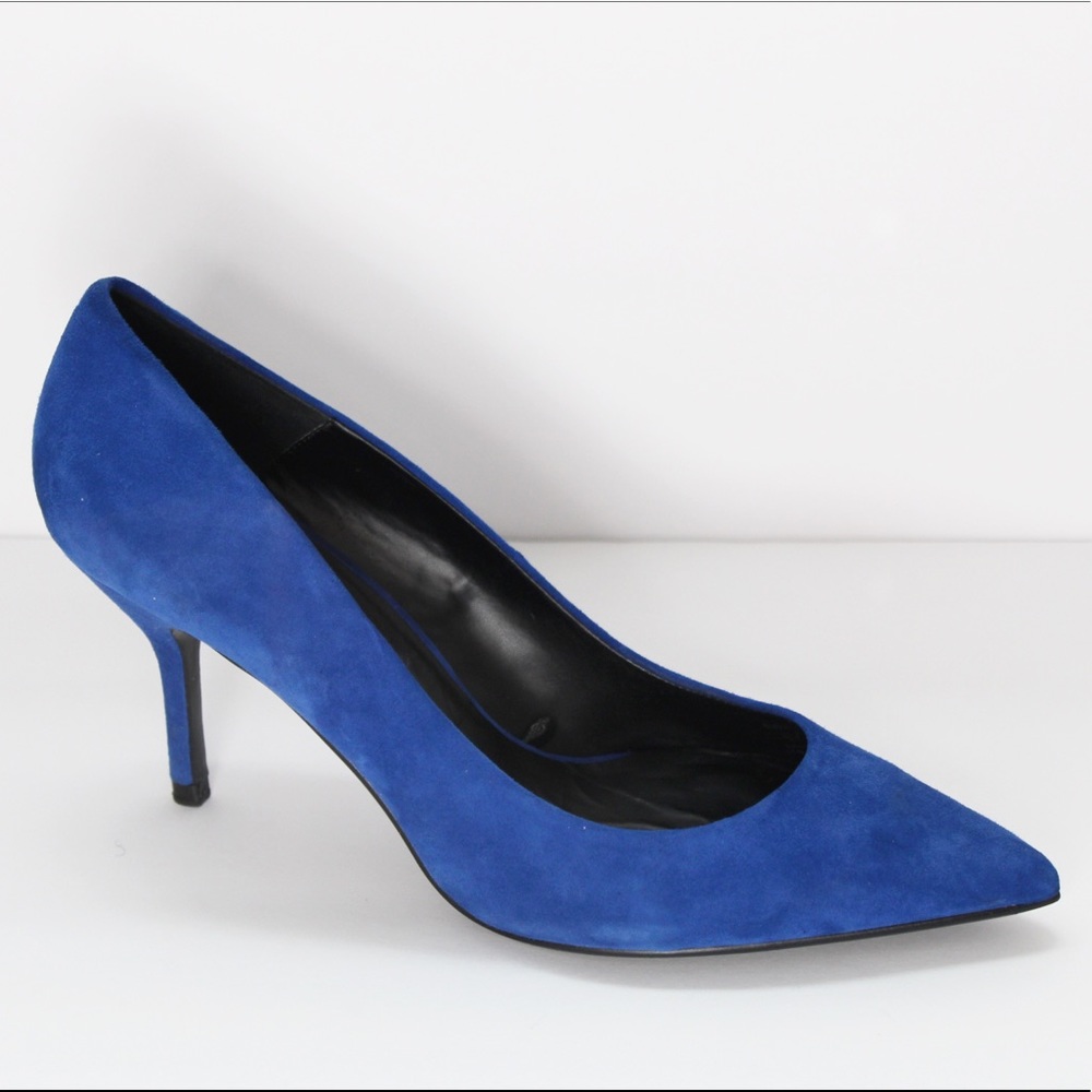 Zara Electric Blue Pumps Size 10